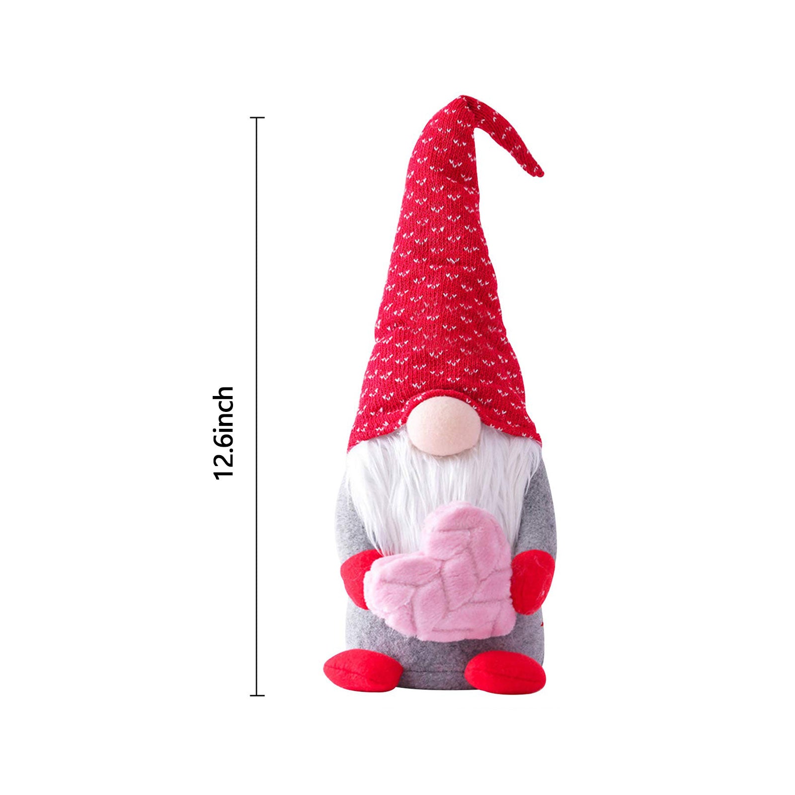 Handcrafted Plush Gnome Dolls Family For Valentine's Day Confession Gift