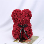 Load image into Gallery viewer, Rose Teddy Bear Best Valentines Gift
