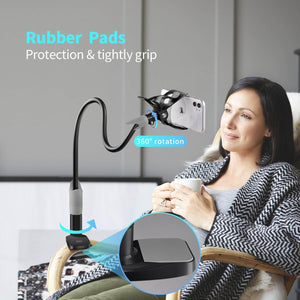 Flexible Long Arm lazy Phone Holder Clamp Bed Tablet