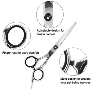 Professional Hair Cutting Scissors Set 10 PCS Home Shear Sets