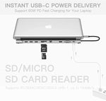 Load image into Gallery viewer, 11-in-1 USB C Hub Laptop Docking Station
