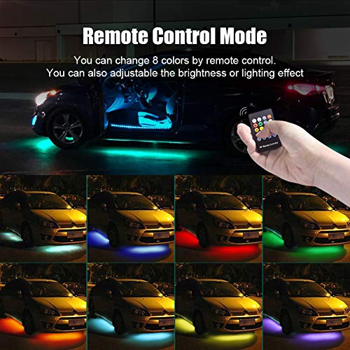 LED Under Car Lights Kit 4Pcs