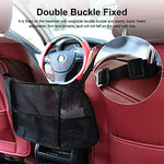 Load image into Gallery viewer, JoaSinc Car Net Pocket, Car Mesh Organizer, Seat Back Net Bag Handbag Holder Between Car Seat Storage, Driver Storage Netting Pouch (Black with Pocket)
