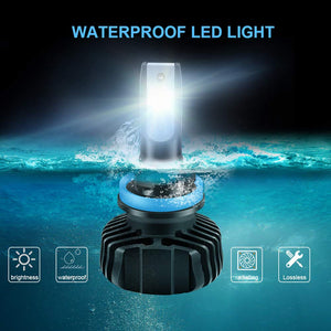 LED Headlight Kit Bulb H8 H9 9000LM 6500K