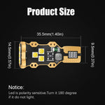 Load image into Gallery viewer, T15 LED Backup Light Bulbs 9-SMD 3030 LED
