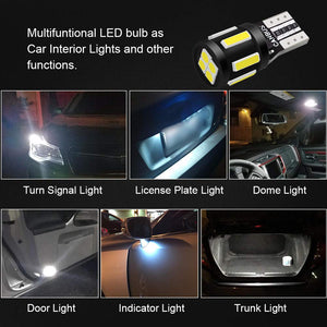 LED Canbus T10 Bulbs 501 W5W 194 6SMD 7020 LED