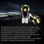 Load image into Gallery viewer, LED Light Bulb Canbus Error Free 168 W5W T10 LED Bulb White 6000K 501
