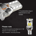 Load image into Gallery viewer, T15 LED Bulbs W16W White 10-SMD 2835 LED 921 912 906

