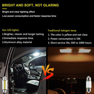LED Bulb 36mm 1.41" Festoon LED Extremely Bright CANBUS Error Free