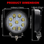 Load image into Gallery viewer, 27W LED Work Light Flood Lamp
