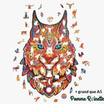 Load image into Gallery viewer, 🐺Puzzle animal en bois
