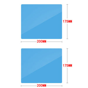 Car Rearview Mirror Waterproof Sticker Window Transparent Film Anti-fog & Anti-glare Window Foil