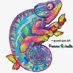 Load image into Gallery viewer, 🐺Puzzle animal en bois
