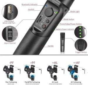 Handheld selfie stick (with sensor) Gimbal Stabilizer