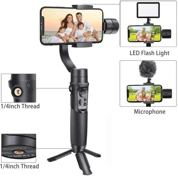 Handheld selfie stick (with sensor) Gimbal Stabilizer