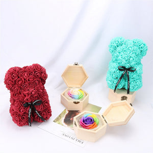 Rose Teddy Bear Best Valentines Gift