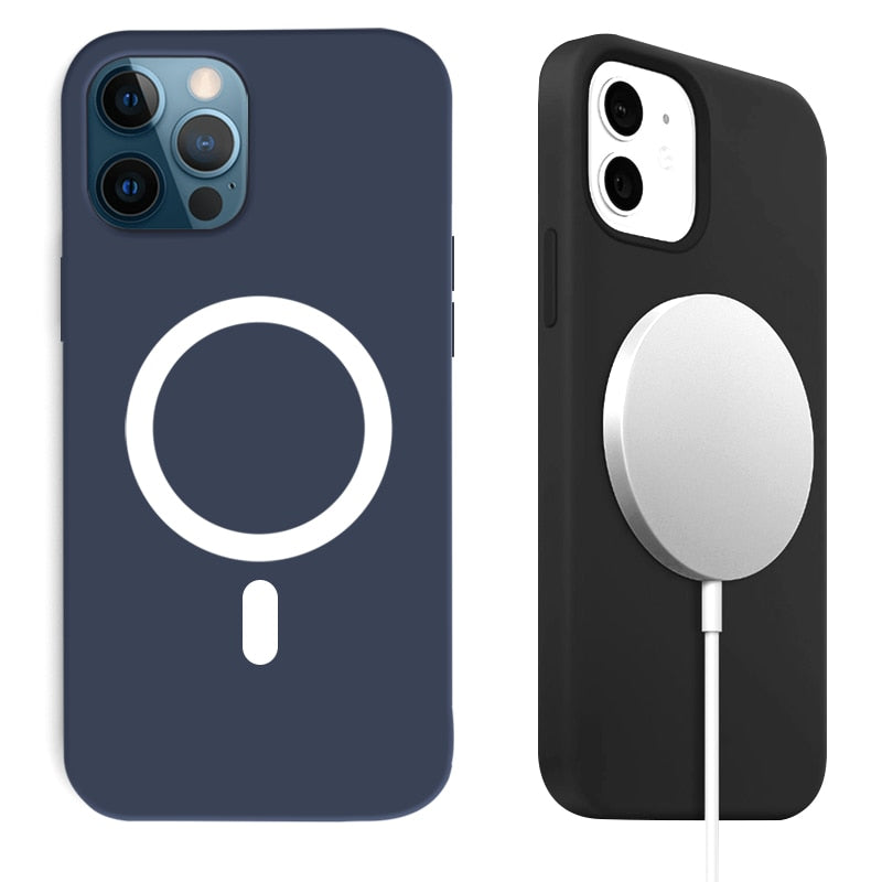 Wireless Charging Phone Case For For iPhone 12 Pro Max Mini Magsafe Magnetic Case For iPhone 12 Cover