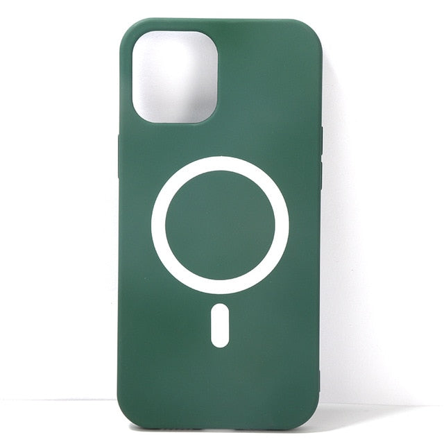 Wireless Charging Phone Case For For iPhone 12 Pro Max Mini Magsafe Magnetic Case For iPhone 12 Cover