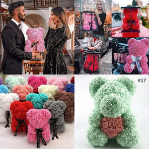 Rose Teddy Bear Best Valentines Gift